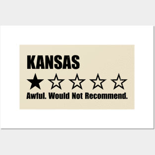 Kansas One Star Review Posters and Art